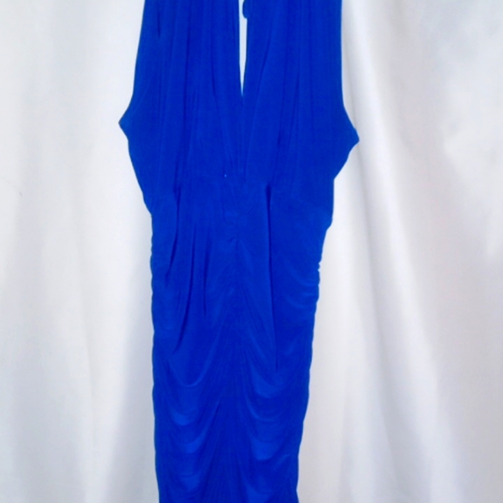 Sexy royal blue mini dress sm